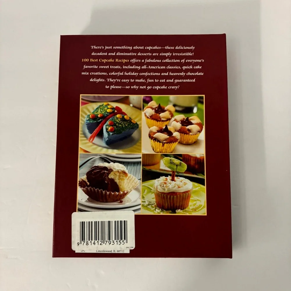 Favorite Brand Name 100 Best Cupcake Recipes Hardcover Cookbook 2008 PIL